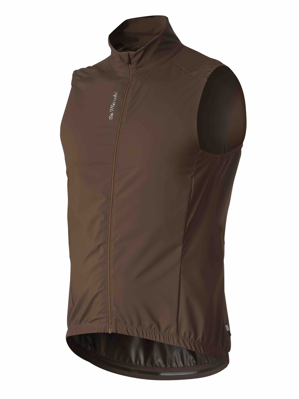 De Marchi Garda Windproof Cycling Gilet Top Coffee Brown Men's Size XL